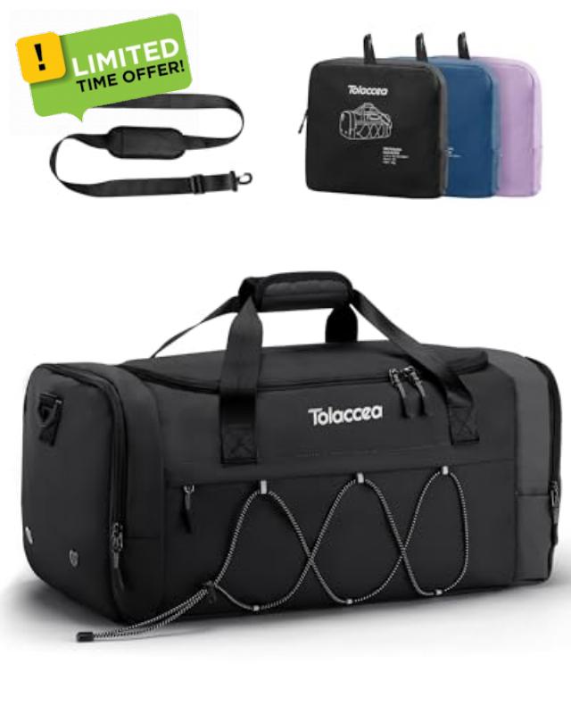 Tolaccea Sports Gym Bag for Men Women