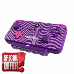 CRKD NEO S Controller Purple Wave for Nintendo Switch