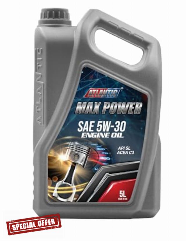 ATLANTIC MAXPOWER ENGINE OIL SAE5W30 API SN C3 LL 5LTR