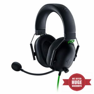 Razer BlackShark V2 X Wired Gaming On Ear Headset - Black|7.1 Surround Sound-50mm Drivers-Memory Foam Cushion-for PC