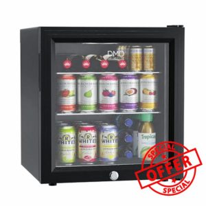 DMD® | Deluxe50 – Glass Mini Fridge