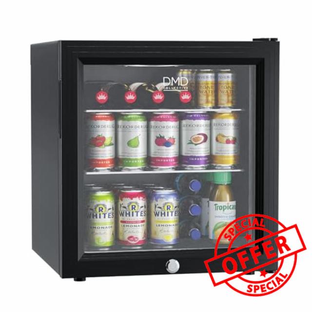 DMD® | Deluxe50 – Glass Mini Fridge