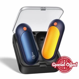 J-BRAUV Hand Warmers Rechargeable 2 Pack