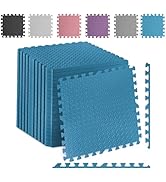 Fk Sports 25mm Extra Thick Gym Flooring Mat, Non-skid mats, Soft Cushion EVA Rubber foam, Interlo...