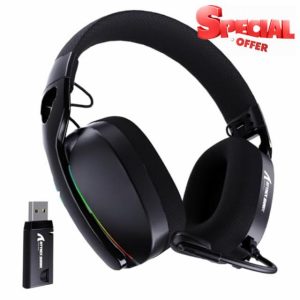 MAMBASNAKE x ATTACK SHARK L90 Flodable Ultra-Light Wireless Gaming Headset