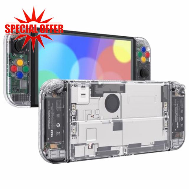 eXtremeRate DIY Full Set Shell Buttons for Nintendo Switch OLED