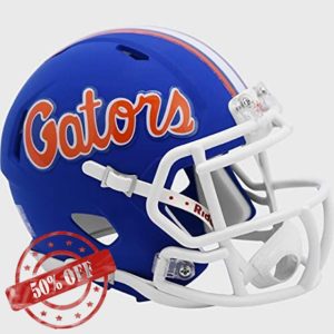Riddell NCAA Florida Gators Matte Blue Speed Mini Football Helme