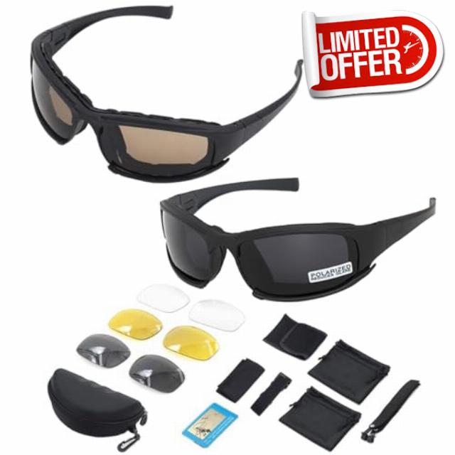 BONFQERT 2 Pairs of Cycling Glasses Mens