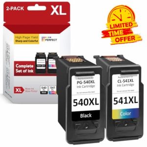 540XL 541XL Twin Pack Compatible for Canon 540 and 541 Ink Cartridges
