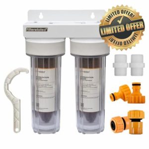 Filterelated 2 Stage DI car wash filter deionized water Spot free car wash System Spotless car wash Pure water Rinse Car/RV/Window Cleaning