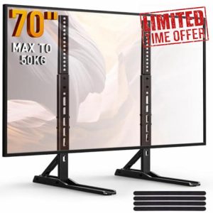 Perlegear TV Stand for 22-70 inch TVs