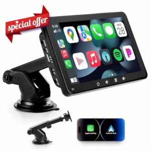 Car Display compatible with CarPlay and Android Auto