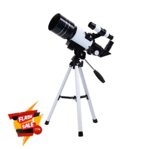 Outdoor Telescope High Clear Astronomical Refracting Telescope Professional Stargazing Telescope Compact Tripod Watching Monocular for Child Teenagers Beginners