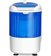 TANGZON Twin Tub Washing Machine, 8.5/6/4.5KG Portable Washer and Spin Dryer Combo with Timer Con...