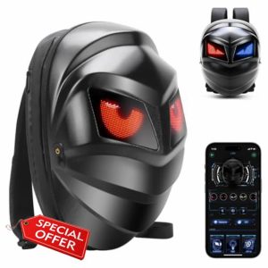 MA3TY 2025 Helmet Backpack with LED Display