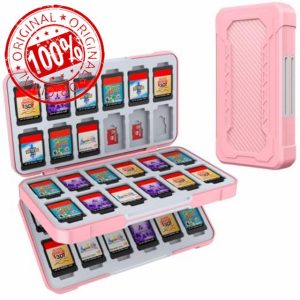 HEIYING Switch Game Case for Nintendo Switch/Switch Lite/Switch OLED Game Card & Micro SD Memory Card