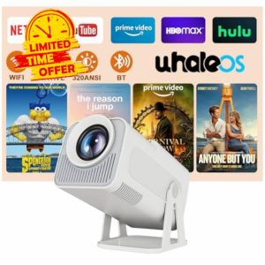 [Netflix-Licensed] HY320 NTV Smart Projector with officially TV Apps