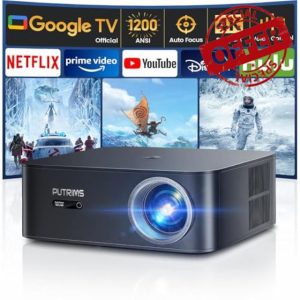 【1200 ANSI/Google TV】Projector 4K Support