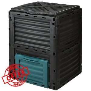 Crystals 300L Garden Compost Bin – Eco-Friendly Compost Bin for Organic Waste