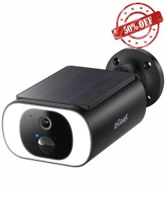 ieGeek 2K Solar Security Camera Outdoor Wireless with Embedded Solar Panel