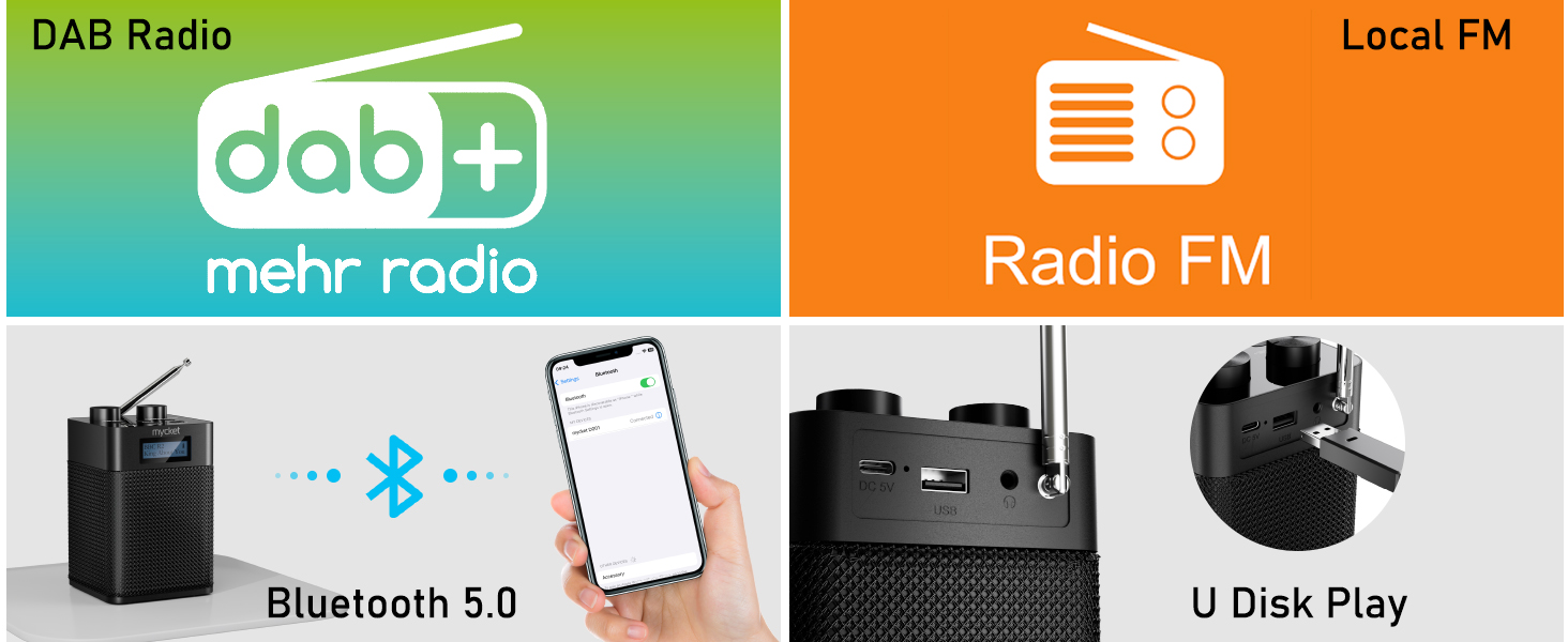 dab radio portable