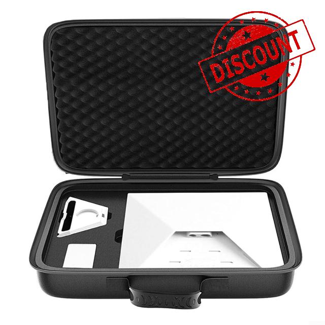Aprilsunnyzone 50x40x16.5CM Portable Hard Carrying Case For StarLink Mini Kit Travel Case With Protective Foam Lining And Multiple Compartments