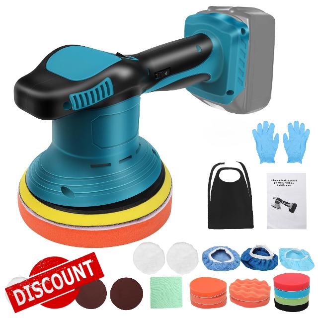 Cordless Polishing Machine Compatible for Makita 18V Battery
