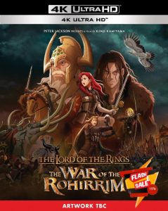 The Lord Of The Rings: The War Of The Rohirrim [4K Ultra HD] [2024] [Region Free]