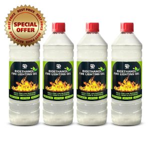Primes DIY Firelighter Gel – Firepits - Fires & Log Burner - Camping Grill - Bonfire - Ethanol Burners