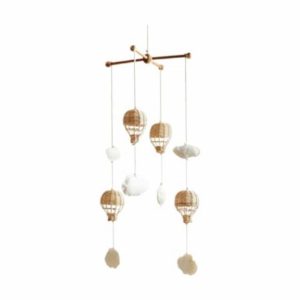 Generic Baby Mobile Crib Rattan Hot Air Balloon Pendant Gift Toy Decor Bedroom Photo Supplies Baby