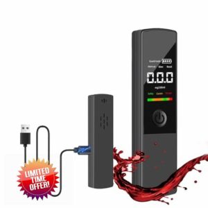 WRQIOO Alcohol Breathalyzer Tester