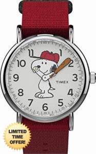 Timex Weekender x Peanuts 38 mm Watch