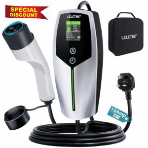 LCLCTEK EV Charger Cable Type 2 to 3 Pin Plug