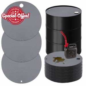 15 Pcs Drum Top Absorbent Pads for 55 Gallon Barrel Oil Absorbent Pads