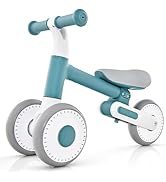 Maxmass 2 in 1 Kids Tricycle, Baby Balance Bike with Removable Pedals and Storage Basket, Carbon ...