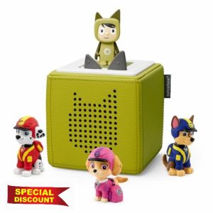 onies Toniebox Jungle Pups Paw Patrol Bundle: Jungle Pups Chase