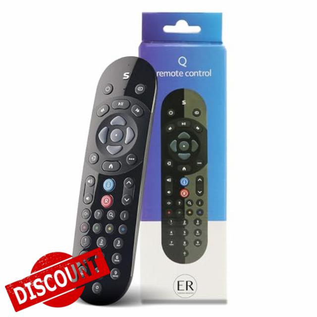 Everyday Remotes - Replacement for Sky Q Remote Control with Voice Control - Batteries Included – Compatible with Sky Q Boxes