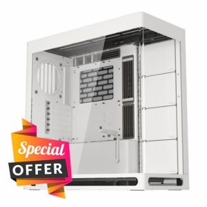 HAVN HS 420 Dual-Chamber ATX Mid Tower PC Case White | Hybrid Design