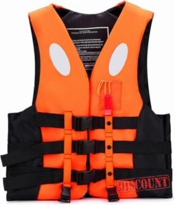 Life Jacket Adult with Whistle for Water Sports