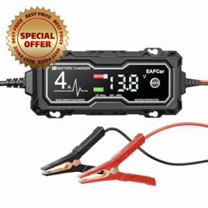 EAFCar 4Amp Car Battery Charger