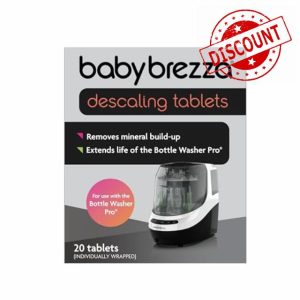 Baby Brezza Descaling Tablets for Baby Brezza Bottle Washer Pro Only | Feeding Bottles - Pack of 20 Tablets