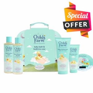 Childs Farm Baby Suitcase Gift | Baby Bubble Bath (250ml)