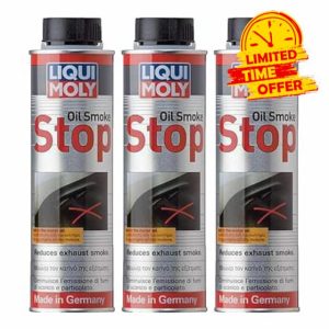 Engine Oil Smoke Stop Additive for Petrol & Diesel Engines - 300ml Engine Treatment Reduce Smoke and Improve Performance Pack of 3
