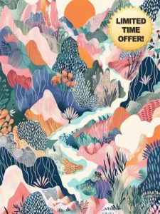 Mountain Peak Paint by Numbers for Adults Art Painting by Numbers Hobbies for Women Gifts