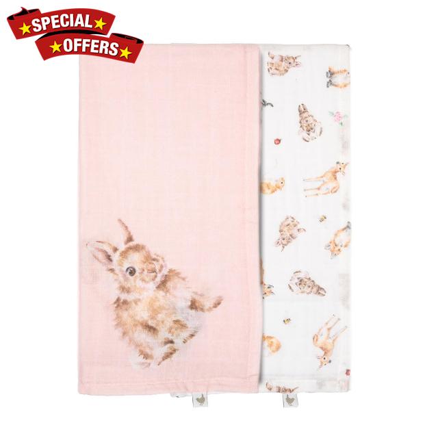 Wrendale Designs - Little Forest' Woodland Animal Muslin Gift Se