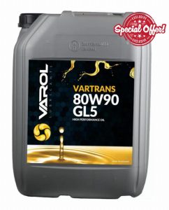 Varol Lubricants - Vartrans 80w90 GL5-20L (1PC) - Limited Slip - Hypoid - Gear Oil