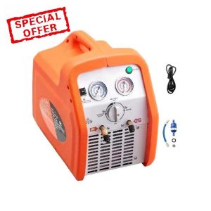 Langjiee Refrigerant Recovery Machine 220-240V 50Hz Dual Cylinder Portable Recovery Machine For Vapor Car/Air Conditioning