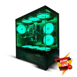 ASC Intel Core i7 Gaming Tower • GT730 2GB Graphics Card • 8GB RAM • 128GB SSD+500GB HDD • 500W 80+ PSU • Black 9 Fan RGB Gaming Case • WIFI • Windows 11