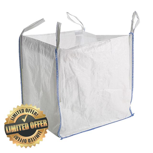 10x FIBC New Bulk Bags 1 Tonne Ton Builders Garden Waste Jumbo Storage Sack