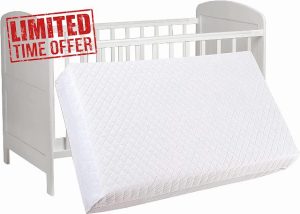 Premium Travel Cot Mattress 120 x 60 x 7.5 cm Extra Thick – Fits Most Graco/M&P Cots – Ultra-Comfort Quilted